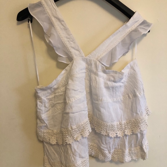 Urban outfitters White flowy top - Picture 2 of 2